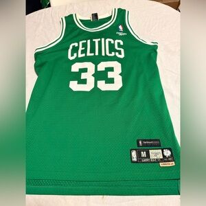 Reebok Larry Bird #33 Celtics Road Jersey